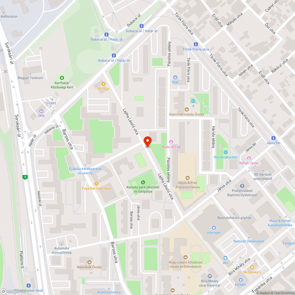 Kiszáradt faágak bejelentés helye