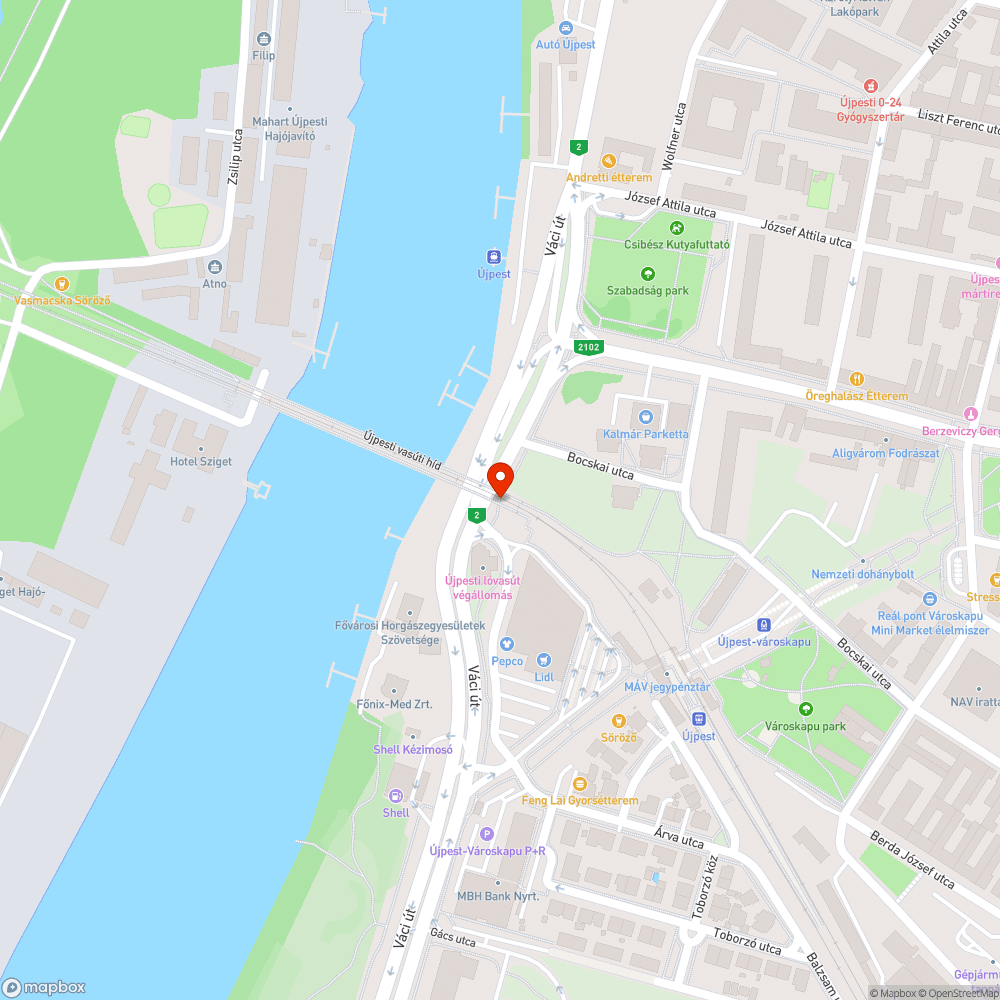 Kiemelten balesetveszélyes kerékpáros-gyalogút bejelentés helye