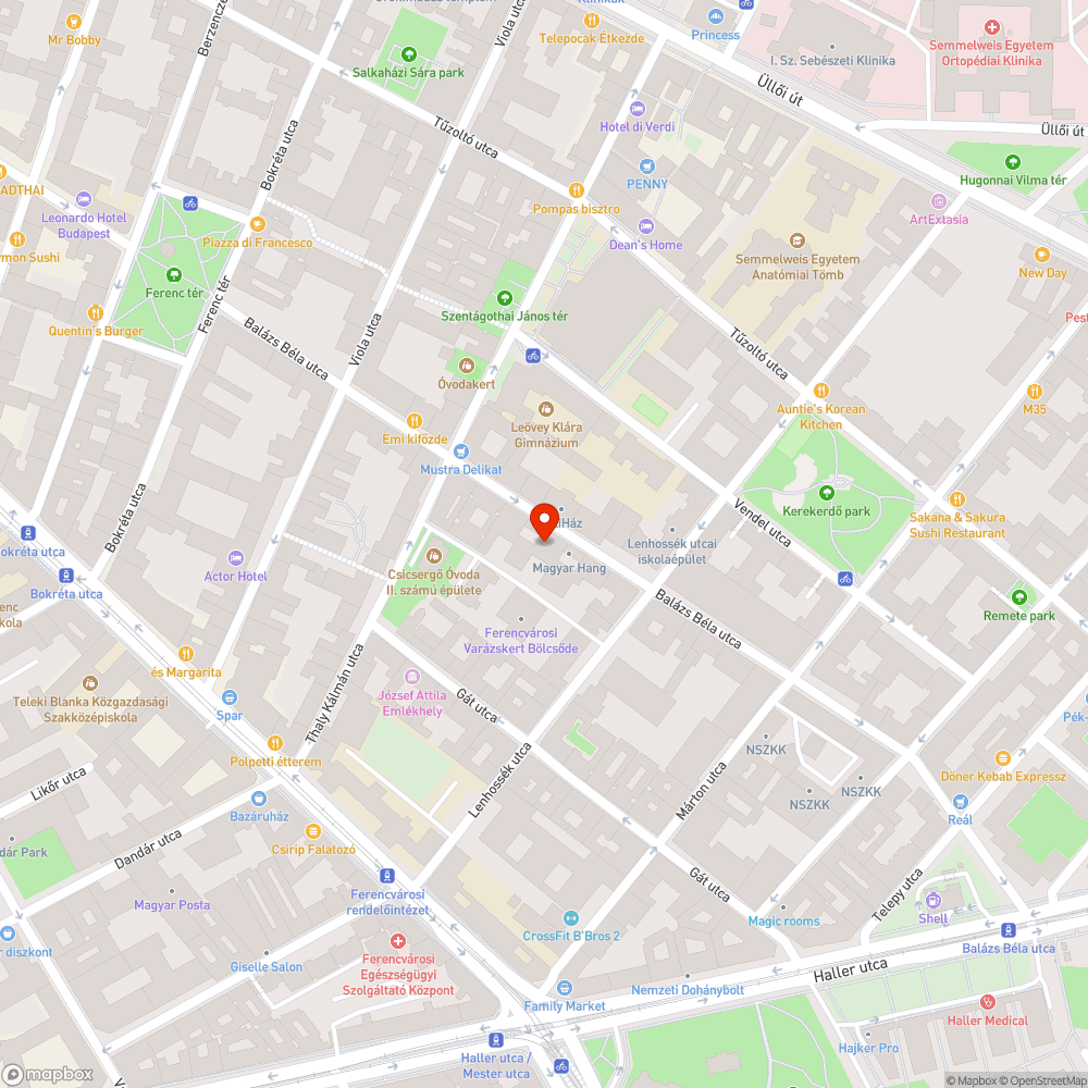 Kátyú bejelentés helye