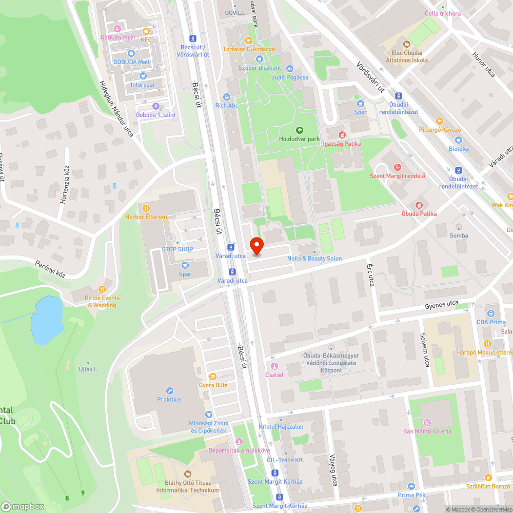 Szemét a parkolóban bejelentés helye