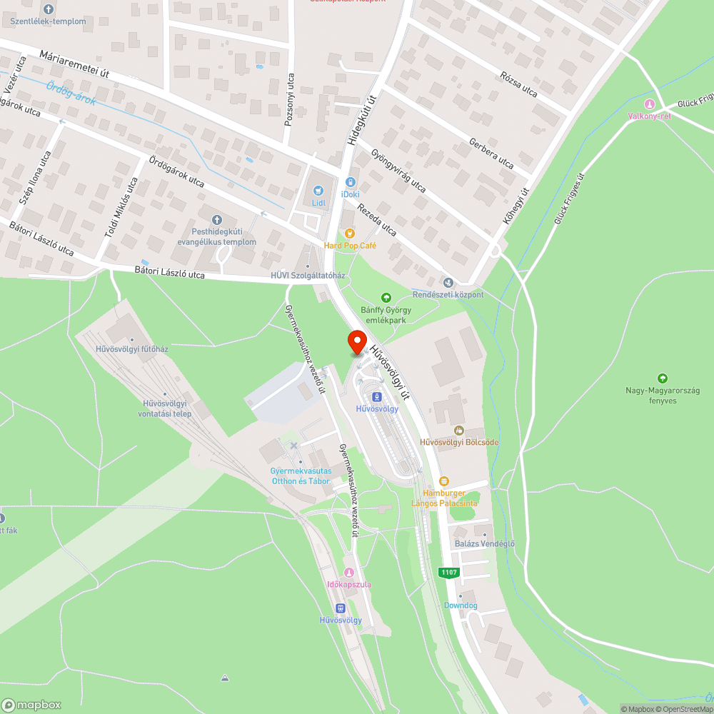 Hűvösvölgy lépcső feljáróban parkolás bejelentés helye