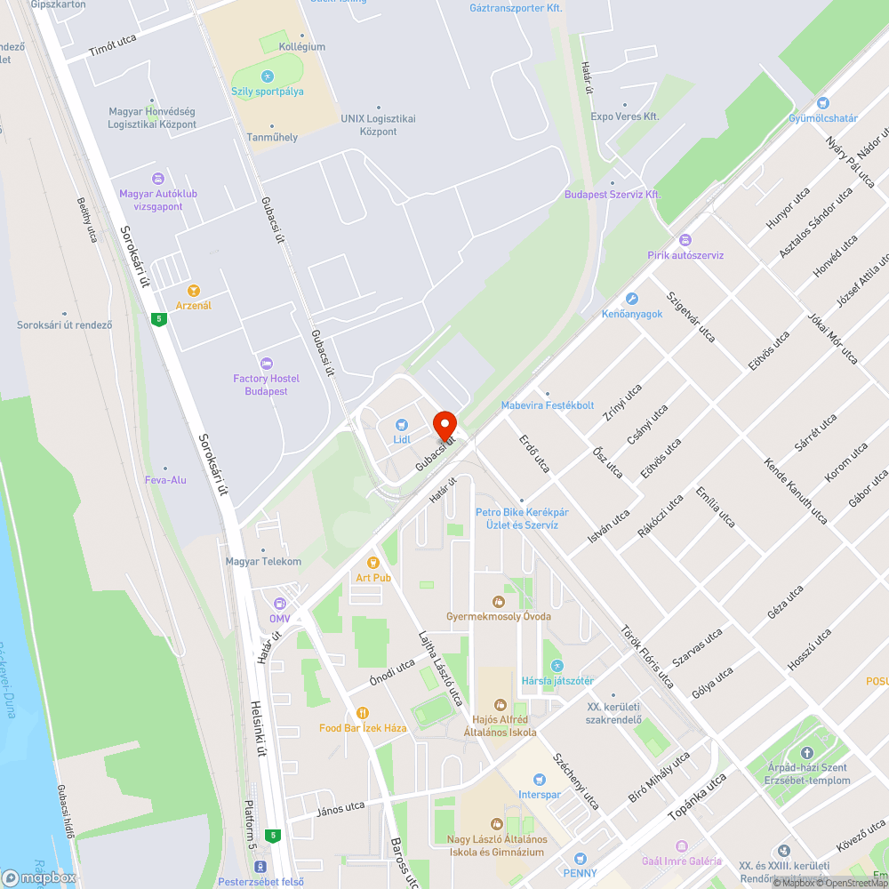 Szemétkupac bejelentés helye