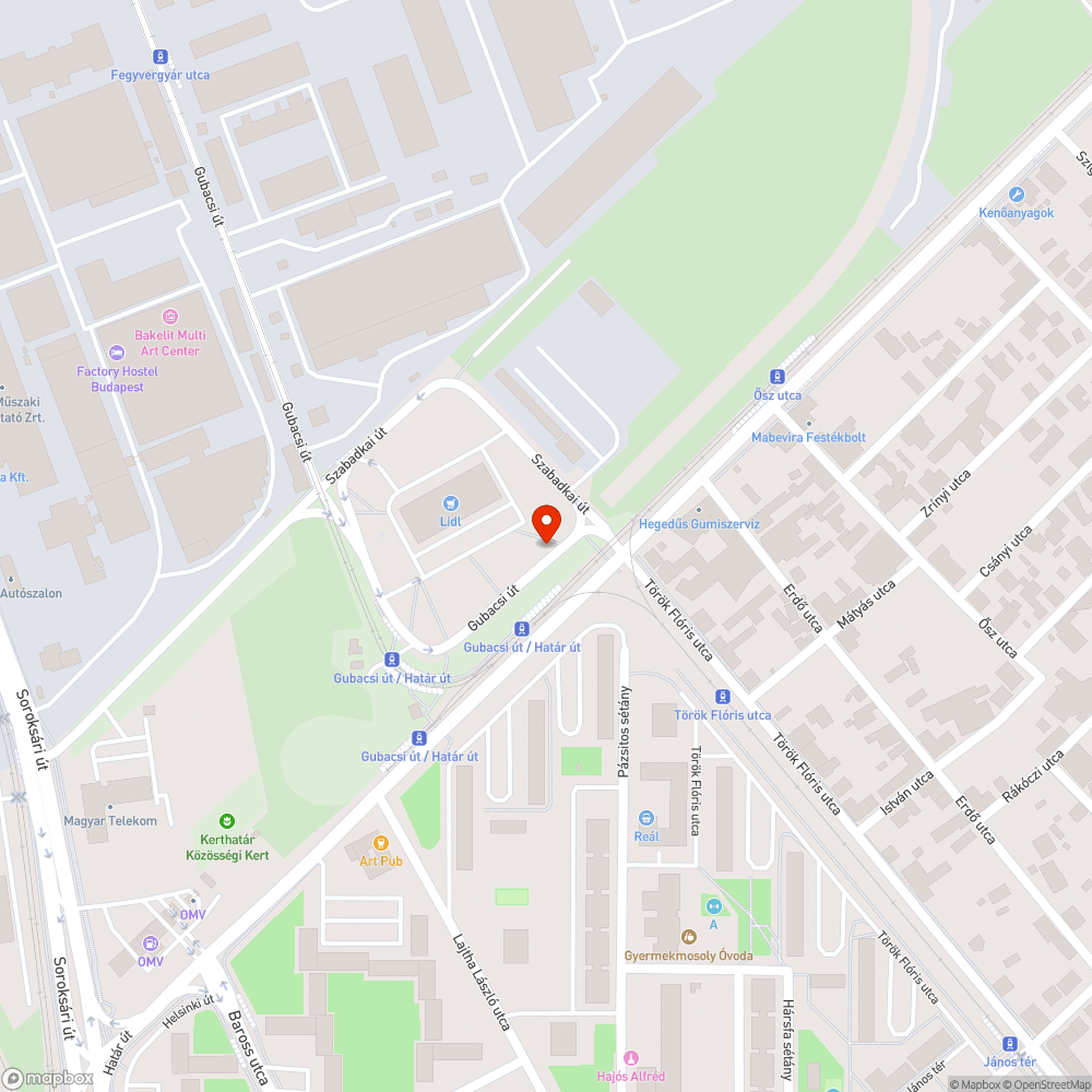 Használaton kívüli zászlórúd bejelentés helye