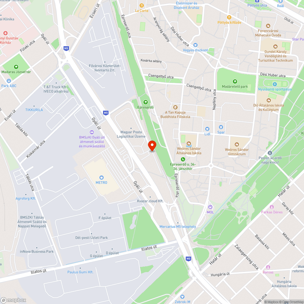 Bőrönd a fa tövében bejelentés helye