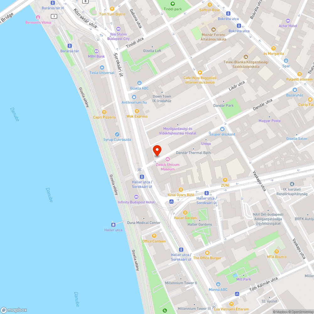 Szemét a Dandar utcaban bejelentés helye