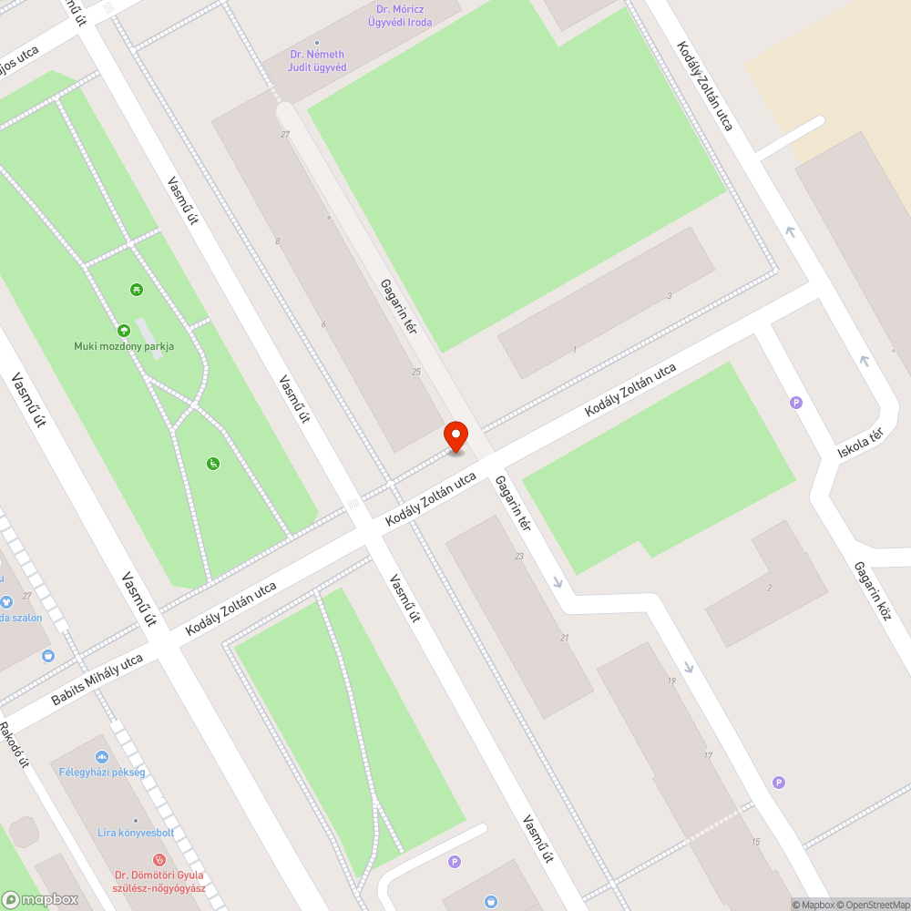 Visszatérő szabálytalan parkolás bejelentés helye