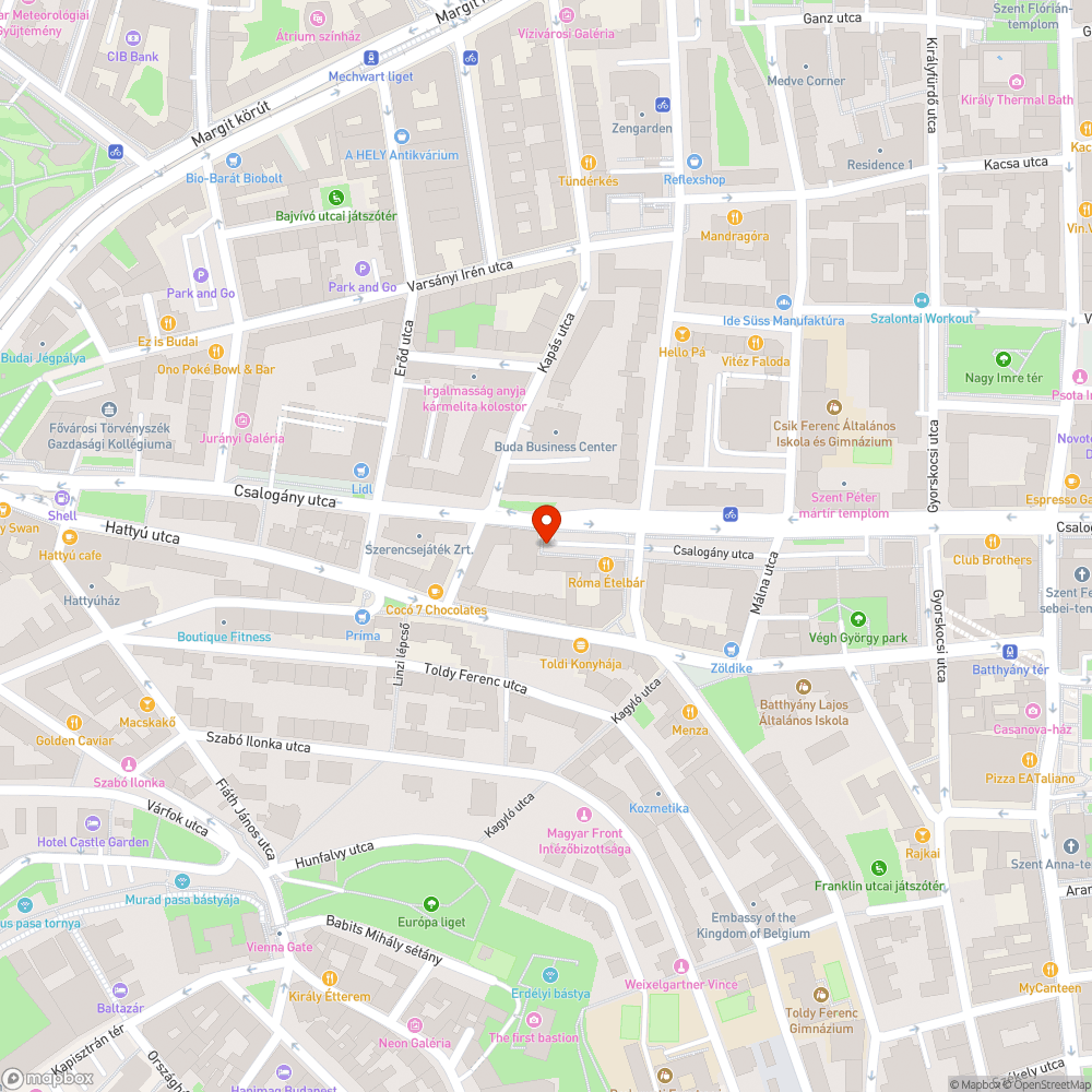 Elhagyott kerékpár bejelentés helye