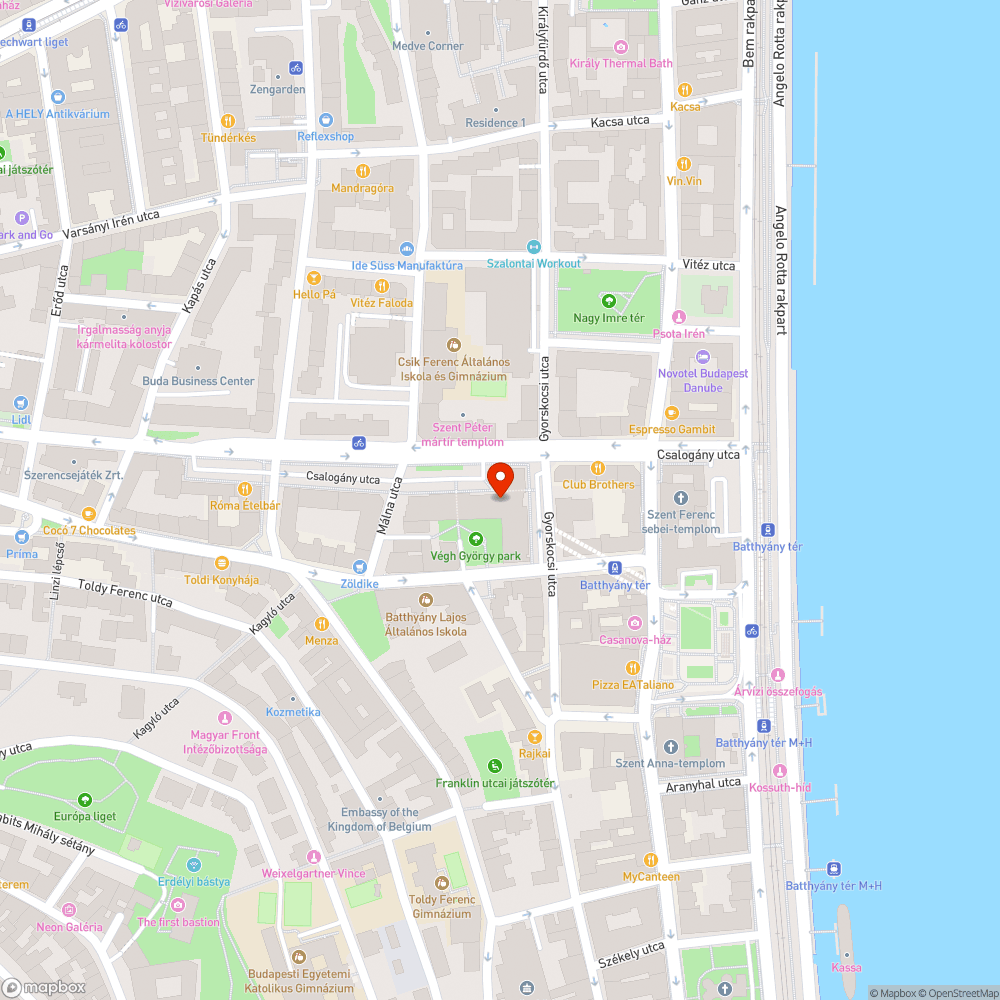 Elhagyott kerékpár bejelentés helye