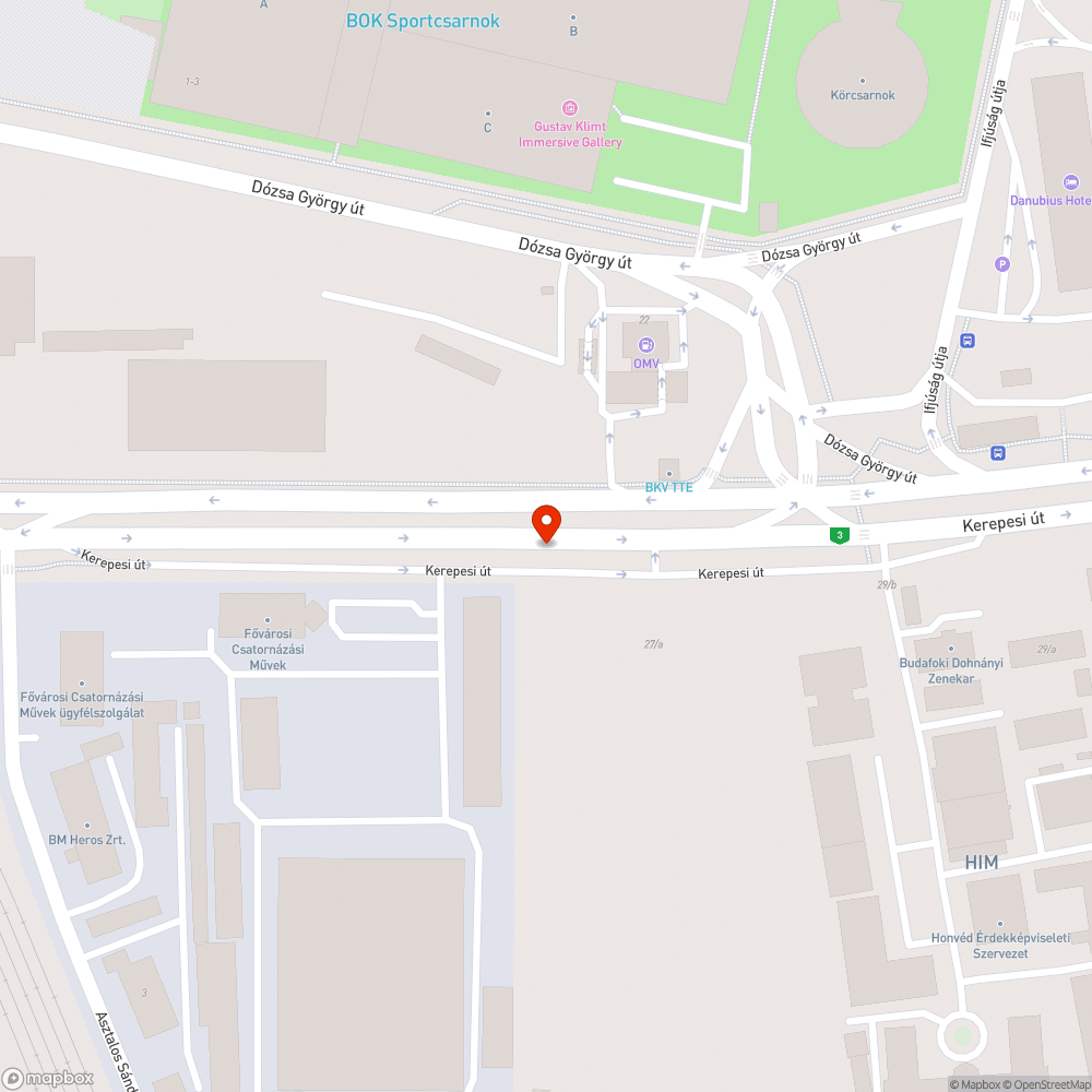 Szemét és bűz a Kerepesi úton bejelentés helye