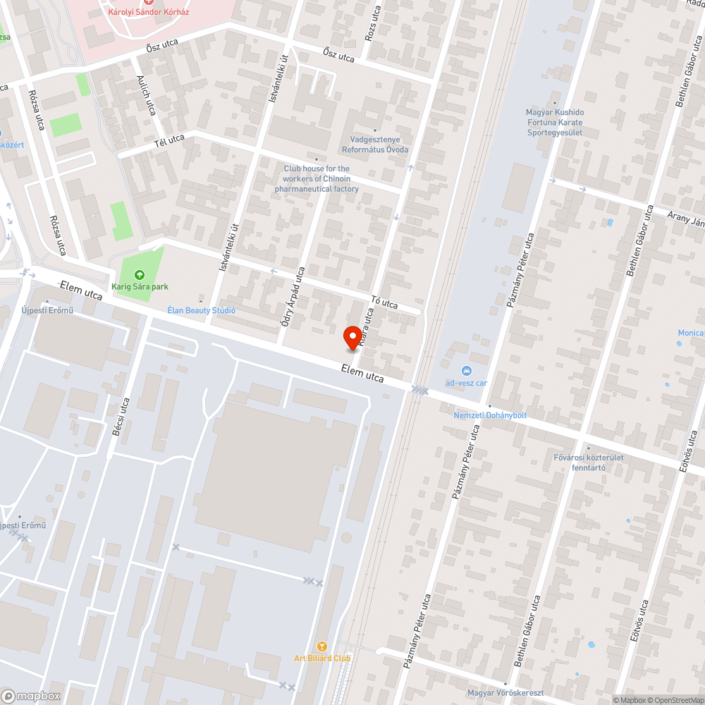 Szemétlerakás bejelentés helye