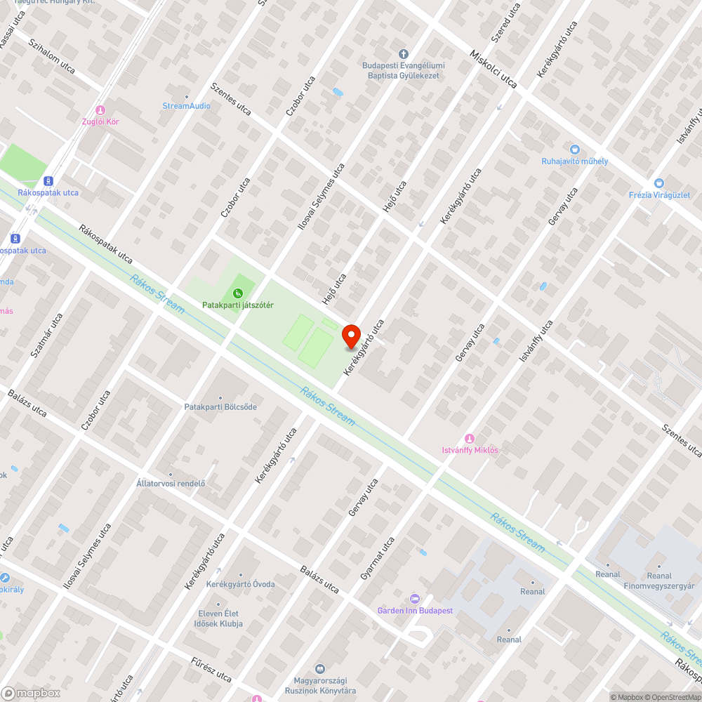 Rendszám nélküli elhagyott autó bejelentés helye