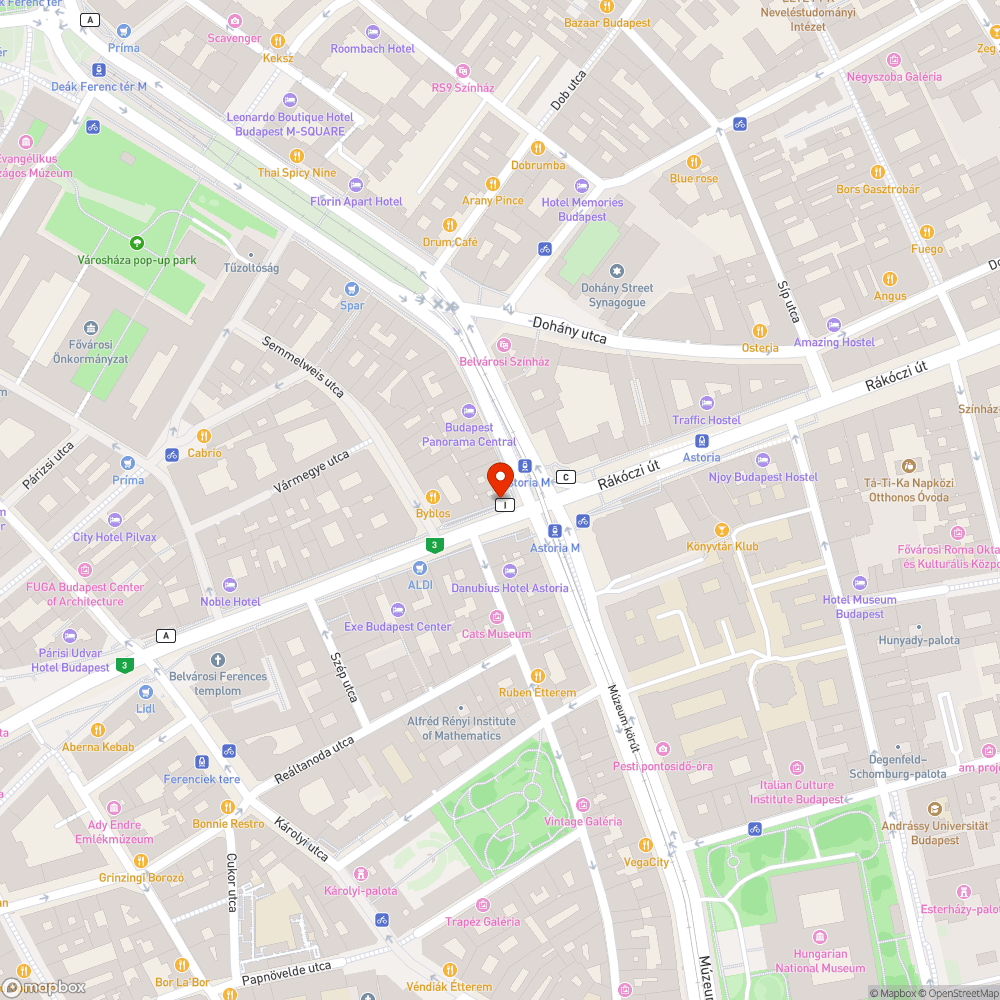 Megszüntetett közműtárgy bejelentés helye