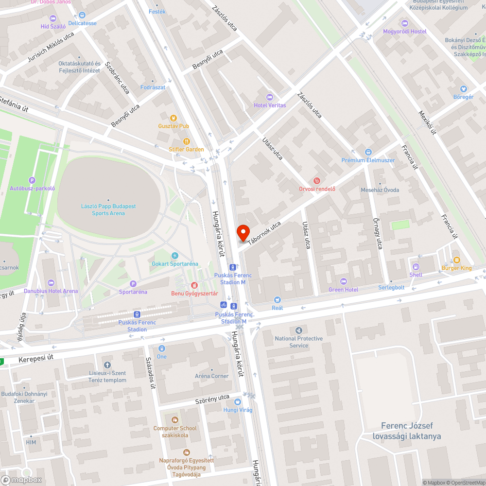 Botlásveszély bejelentés helye