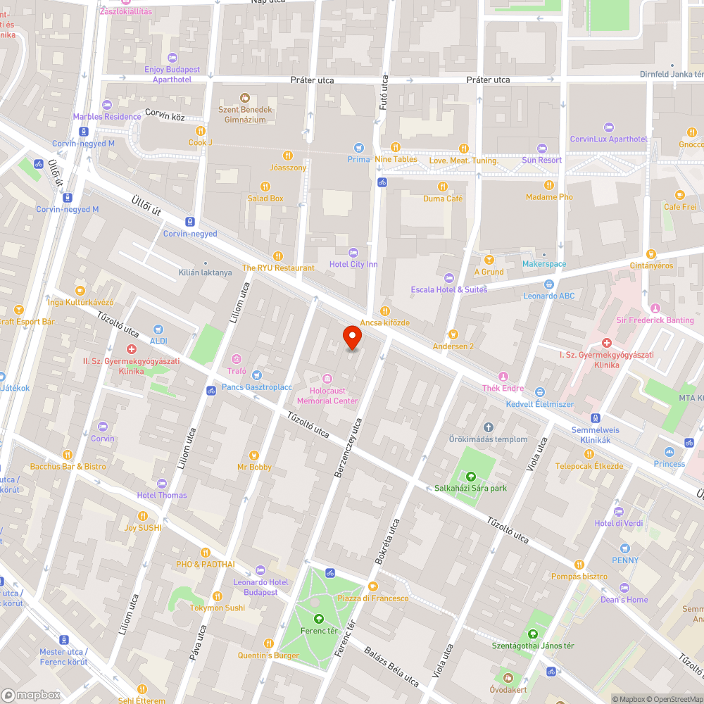 Járdán parkolás bejelentés helye