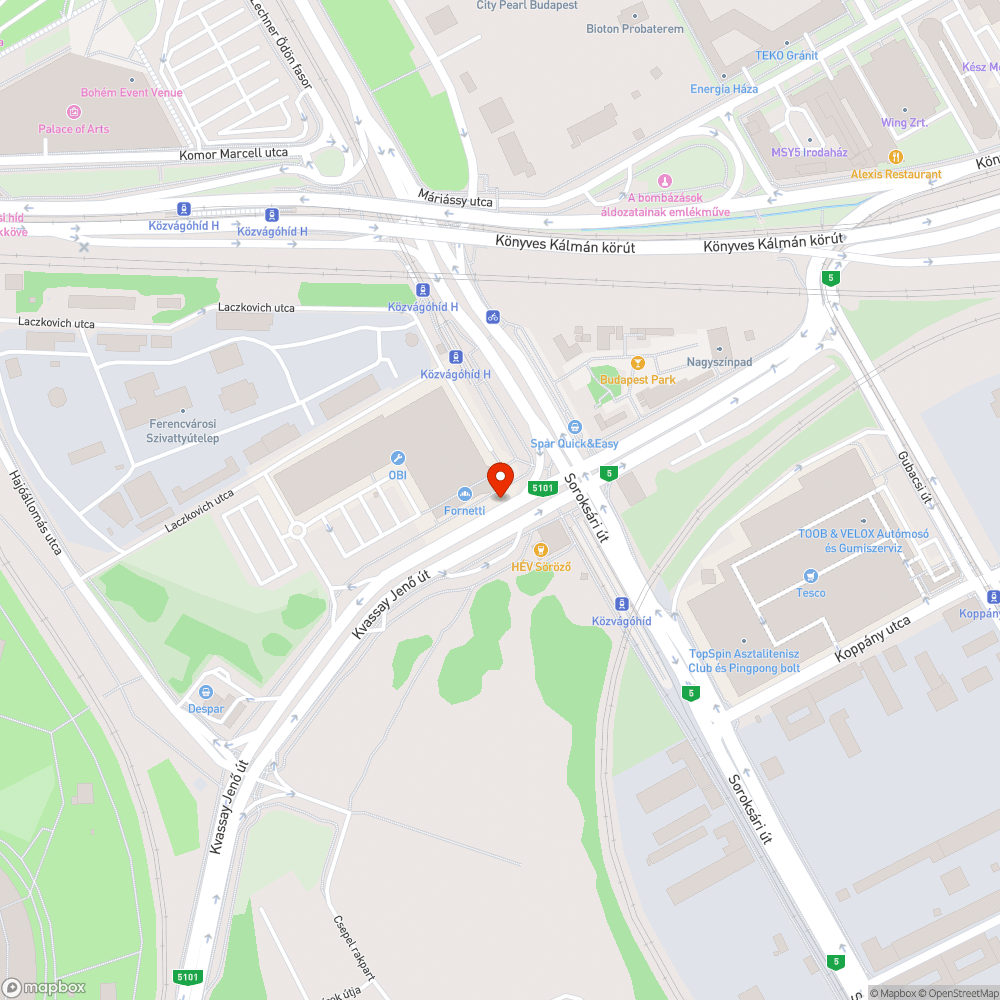 Szemét bejelentés helye