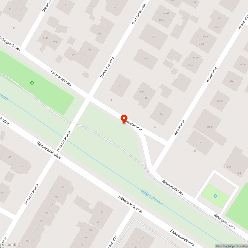 Kiszáradt fa bejelentés helye