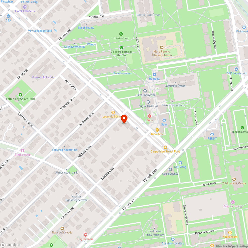 Légkábelre nehézkedő fa bejelentés helye