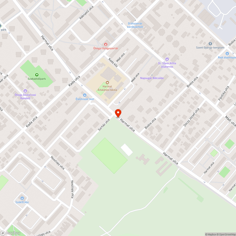 Bicós infó tábla eldőlve bejelentés helye