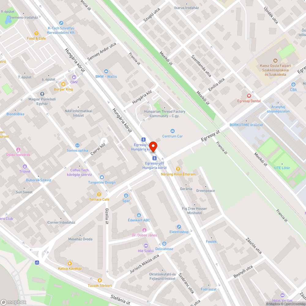 Firkás megállótábla bejelentés helye