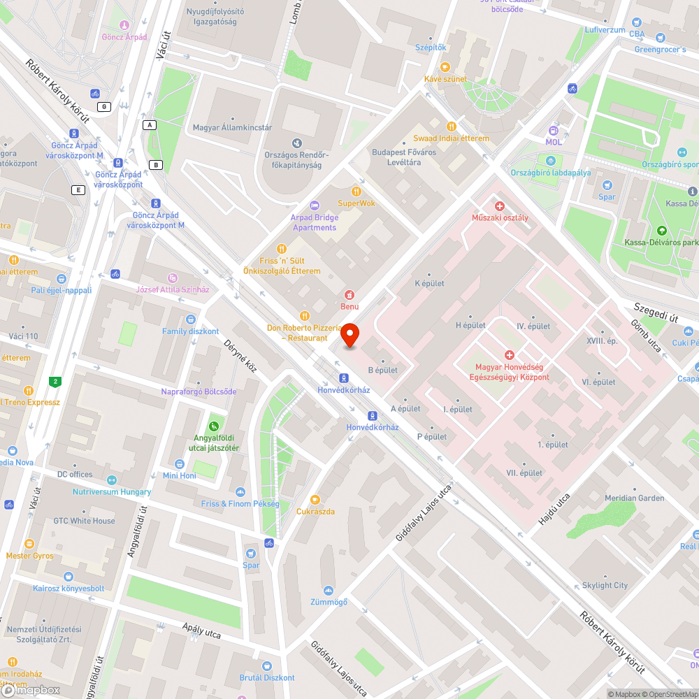 Kopott, süllyedt aknafedelek bejelentés helye