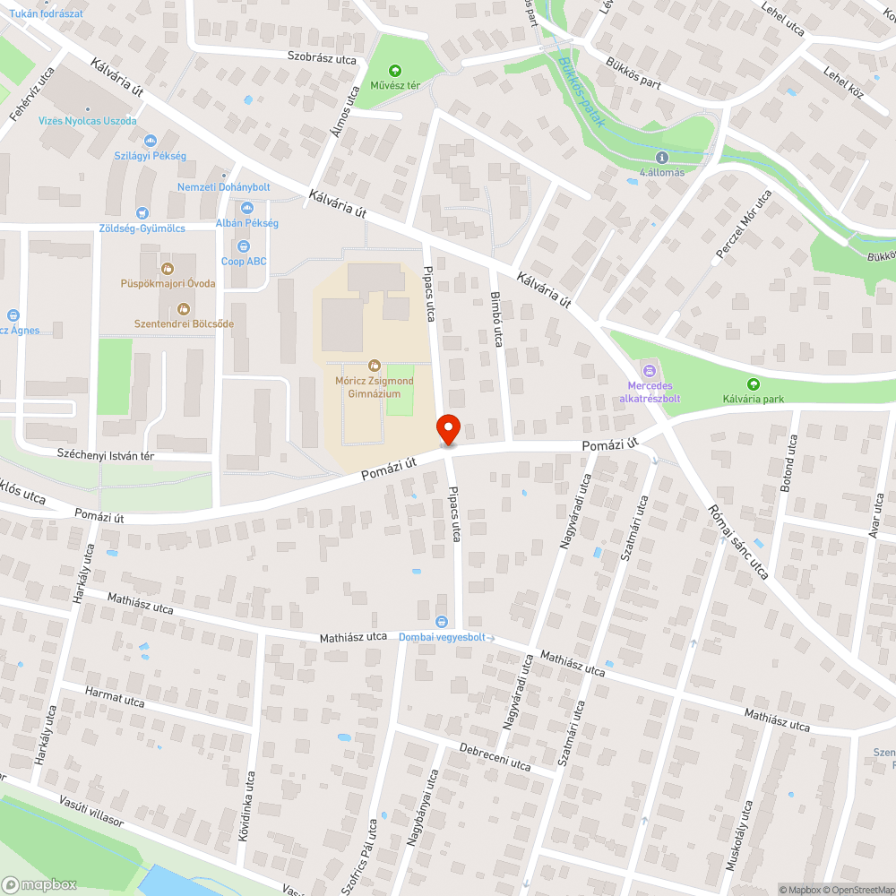 Kiégett közvilágítás bejelentés helye