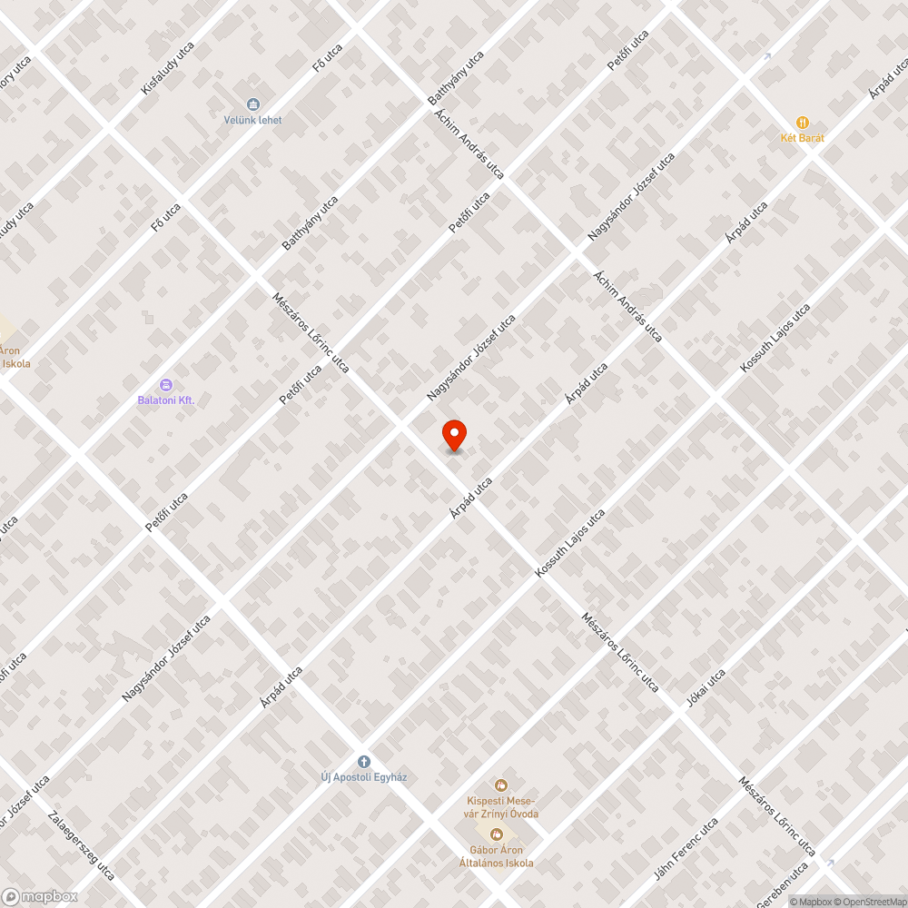 Útburkolati hiba bejelentés helye