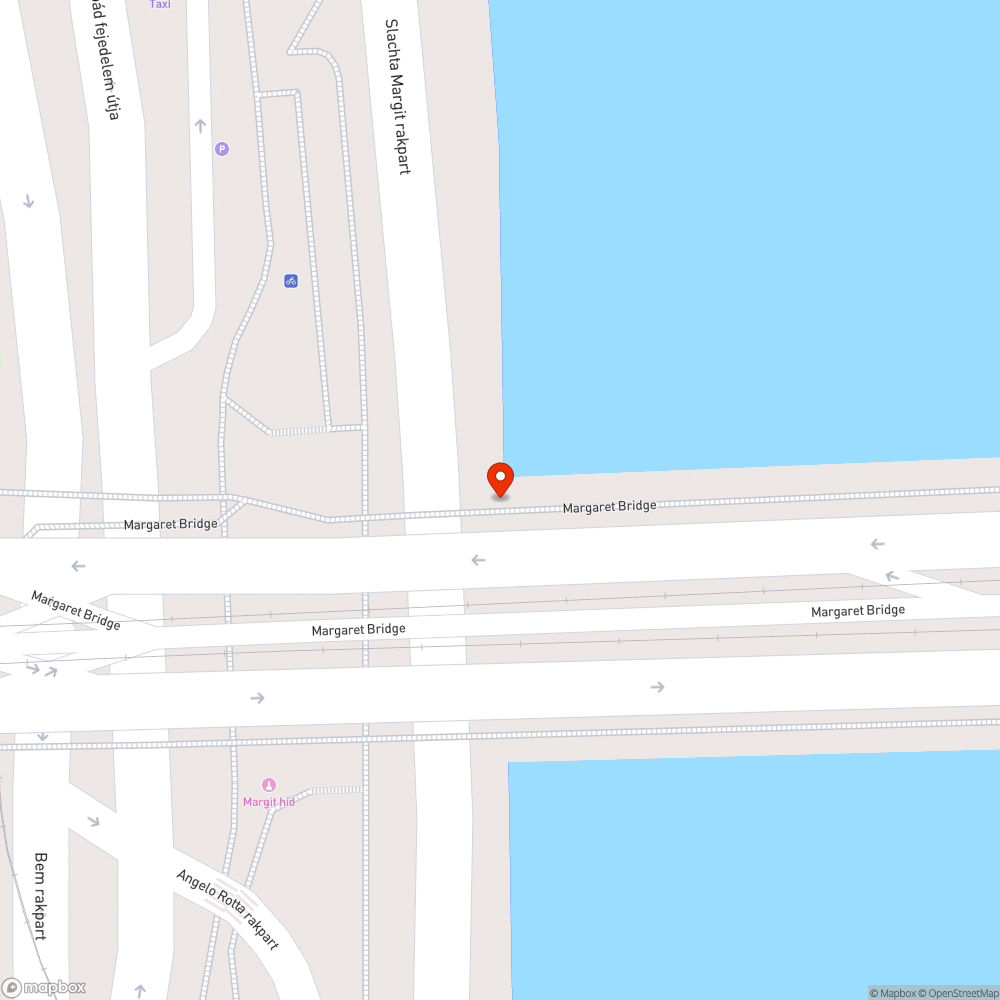 Burjánzó növényzet a Margit hídon bejelentés helye