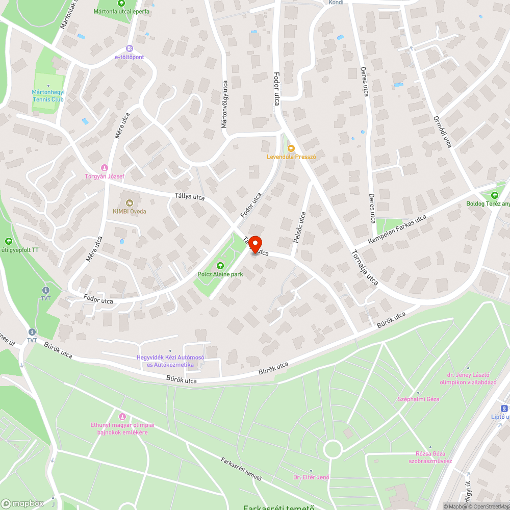 Polcz Alaine park / Tállya játszótér kilincs leesett bejelentés helye