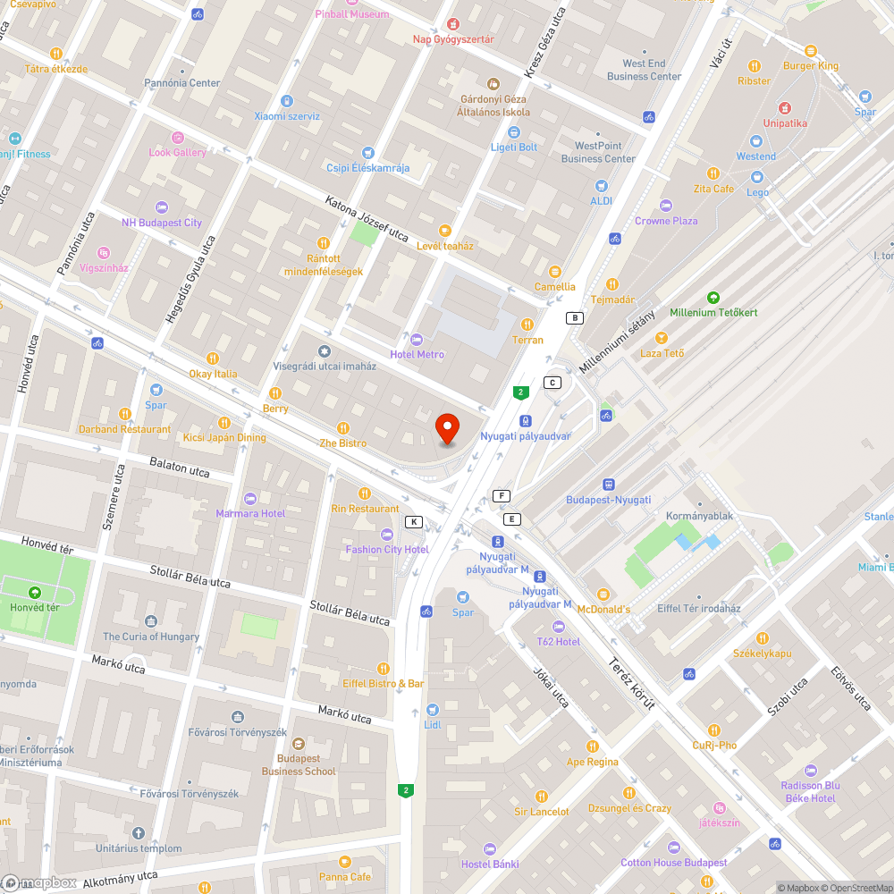 Új kuka bejelentés helye