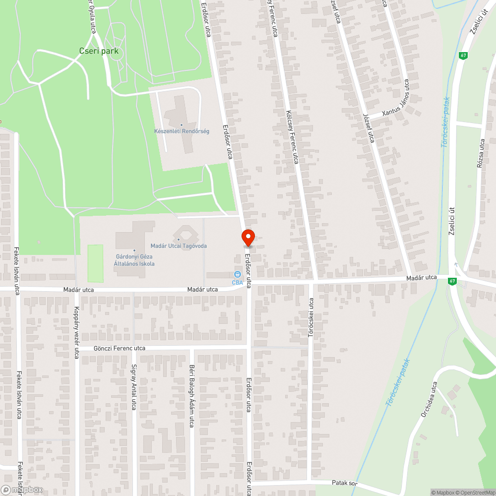 Beszakadt a víz elvezető csatorna bejelentés helye