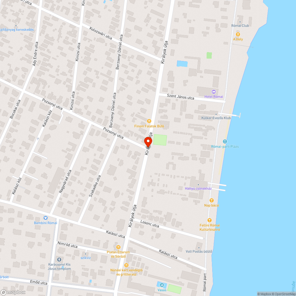 Süllyedt fedlap és út bejelentés helye