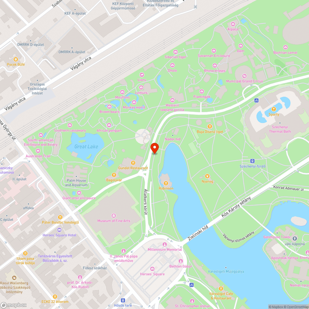 Nem elég látványos megállni tilos az Állatkertnél bejelentés helye