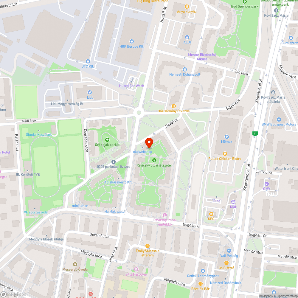 Játszótéren nem működő ivókút bejelentés helye