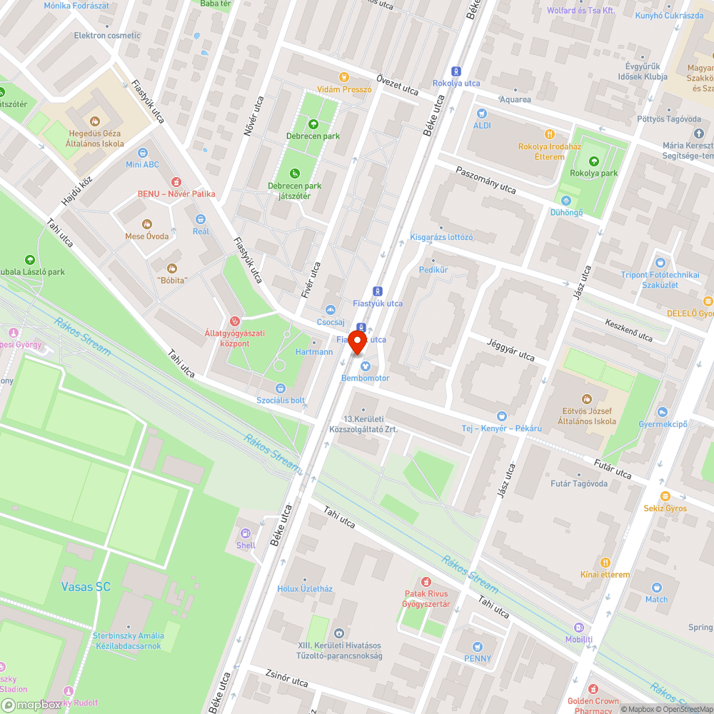 Kiszáradt facsemete bejelentés helye