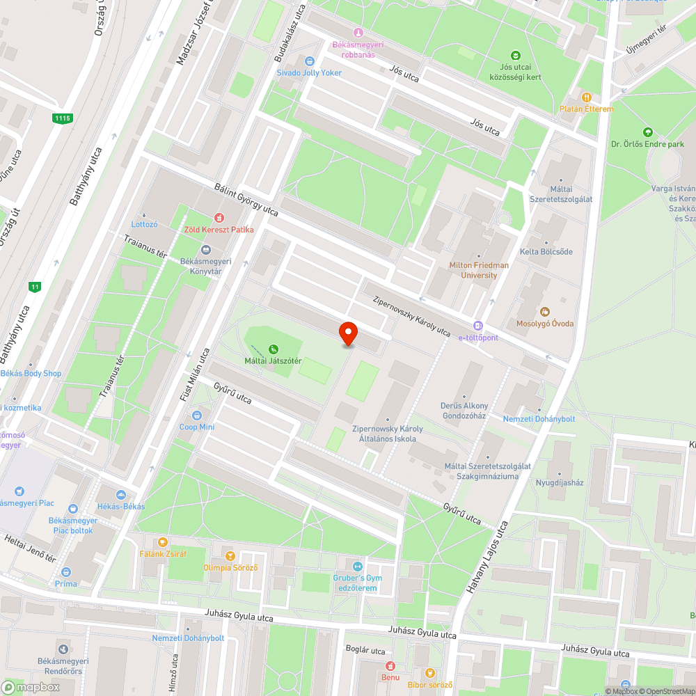 Eltört léc bejelentés helye