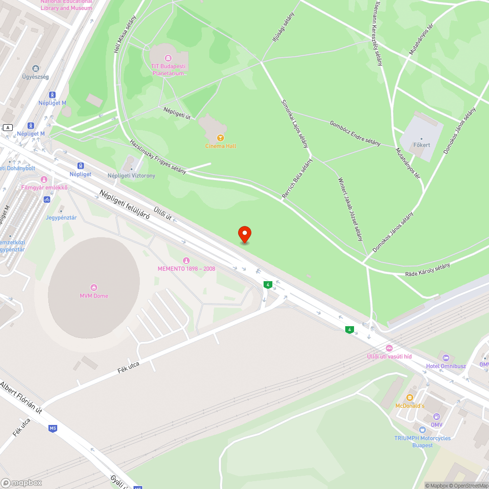 Zöldfelületen parkolás a parkoló helyett bejelentés helye