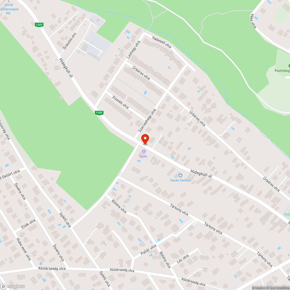 Nincs zebra bejelentés helye