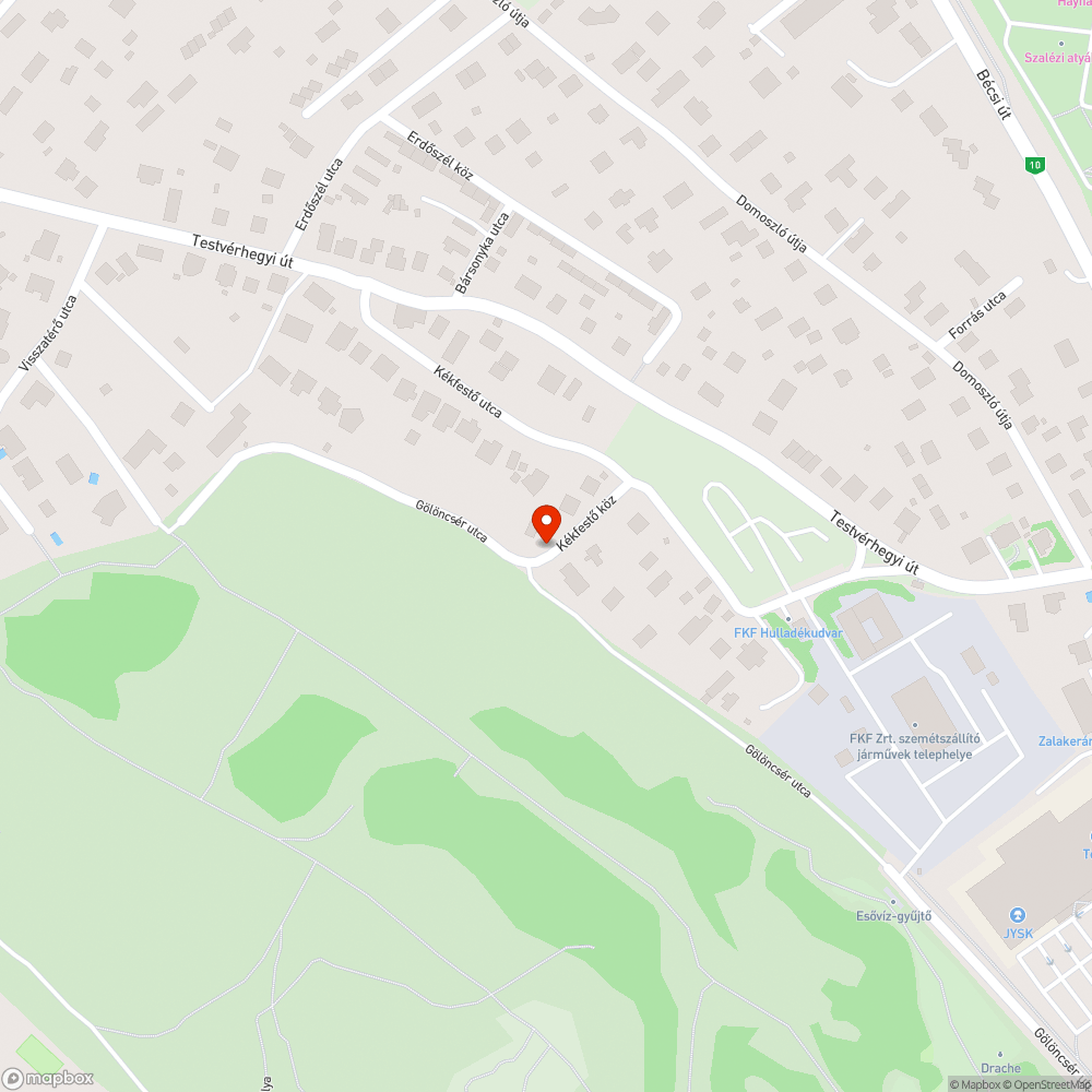 Vízelvezető hiba, balesetveszély! bejelentés helye