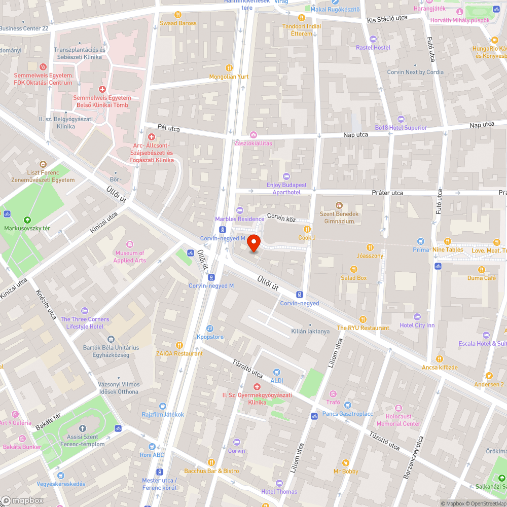 Torlódás bejelentés helye