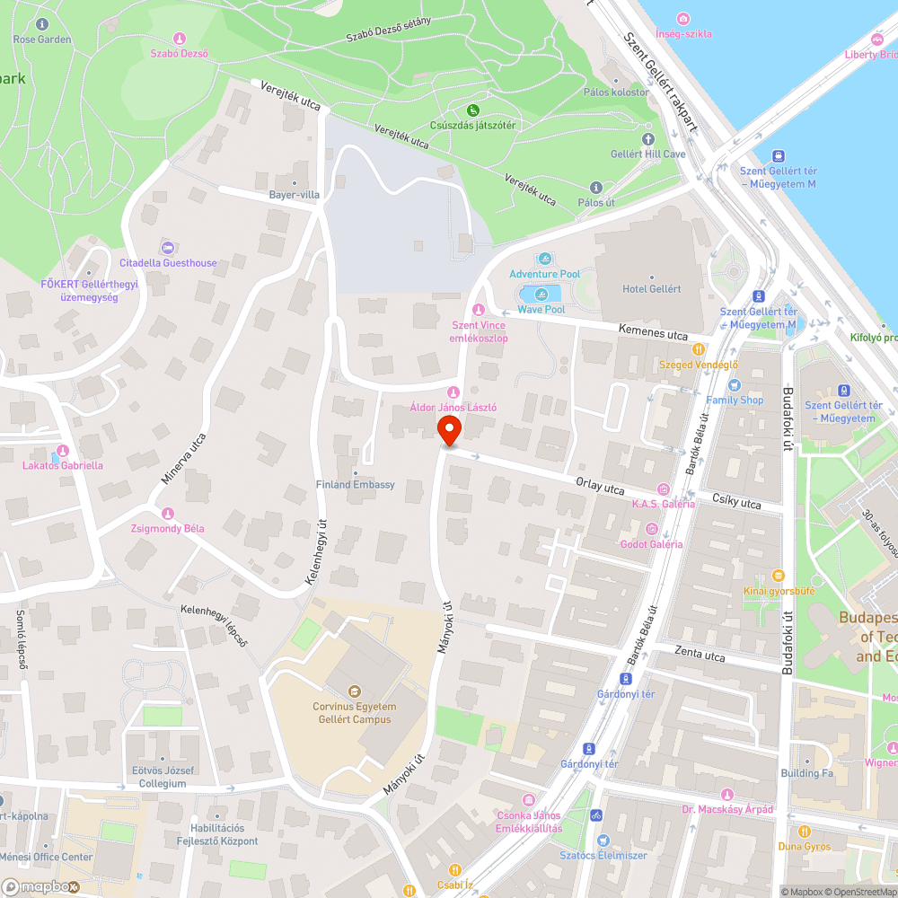 Kidőlt fa bejelentés helye