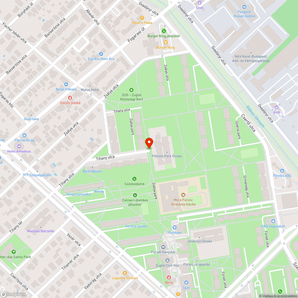 Állandó járművek az óvoda közelében bejelentés helye