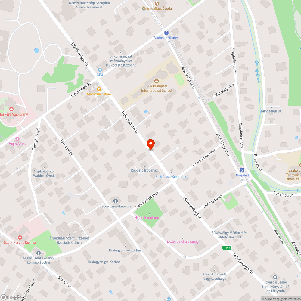 Elhagyott kocsi bejelentés helye