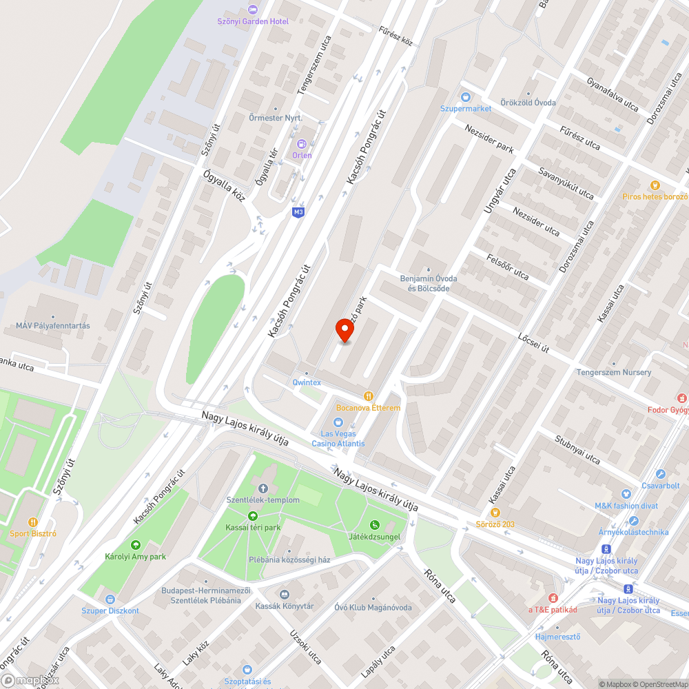 Szikszó park kátyúk a parkolóban bejelentés helye