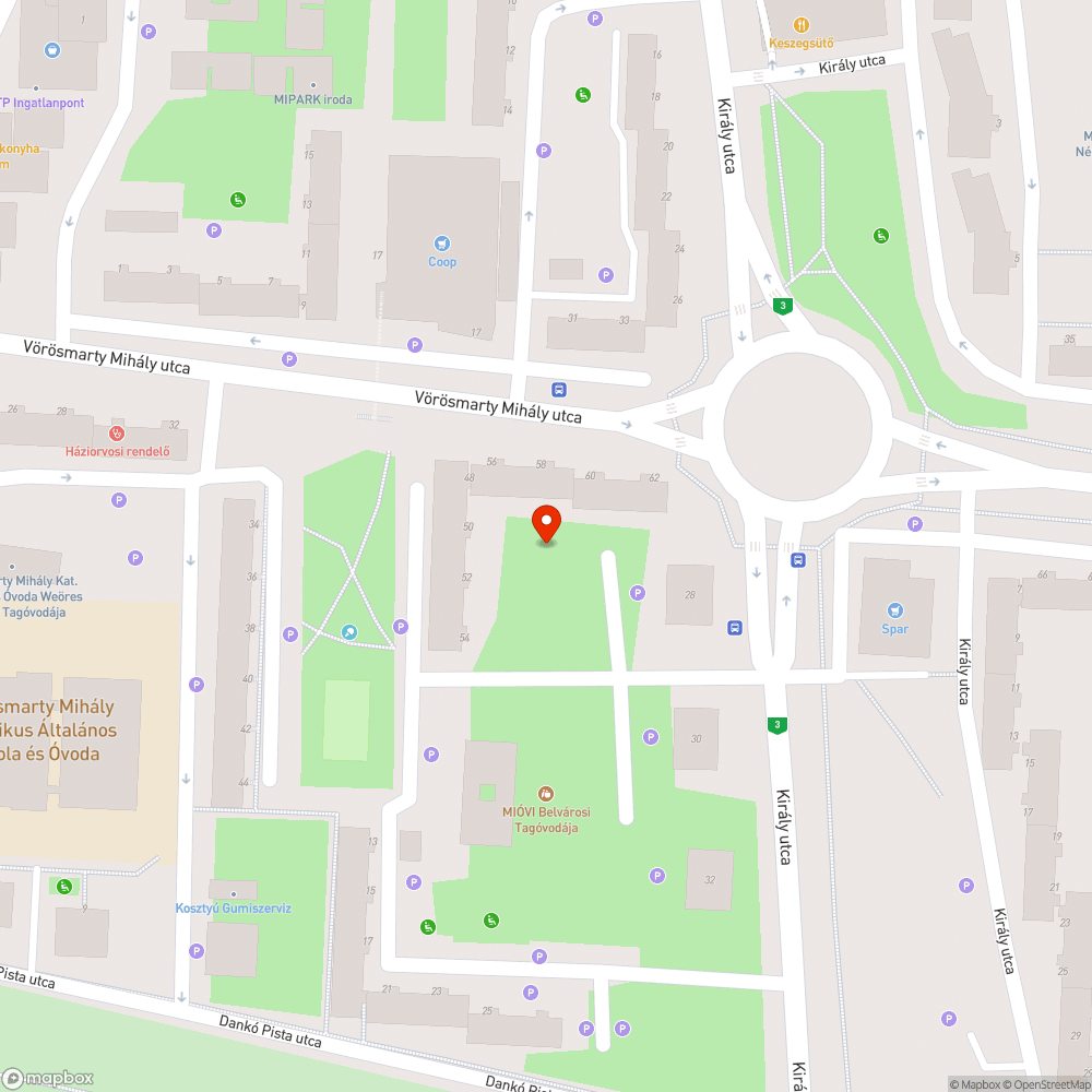 Elhagyott auto bejelentés helye