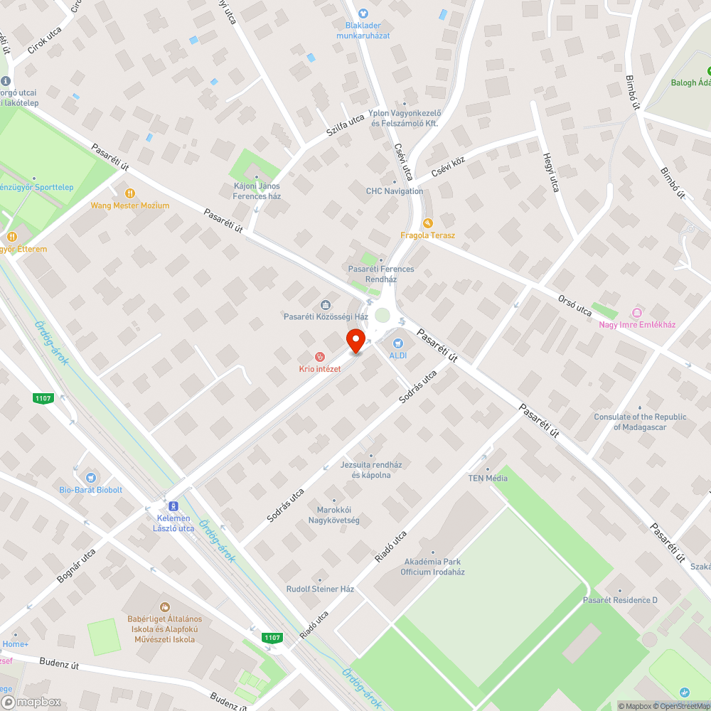 Takarítatlan buszmegálló bejelentés helye