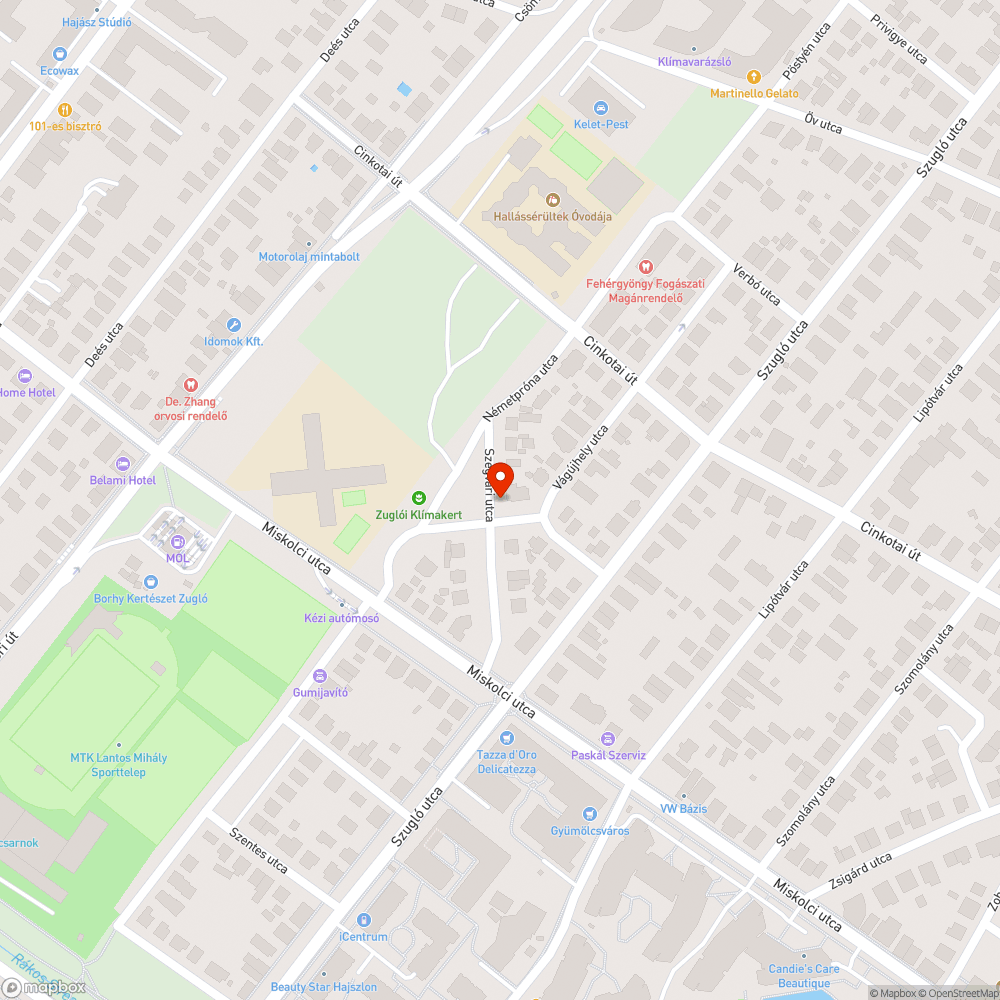 Rossz állapotú kutyaürülék-gyűjtő bejelentés helye