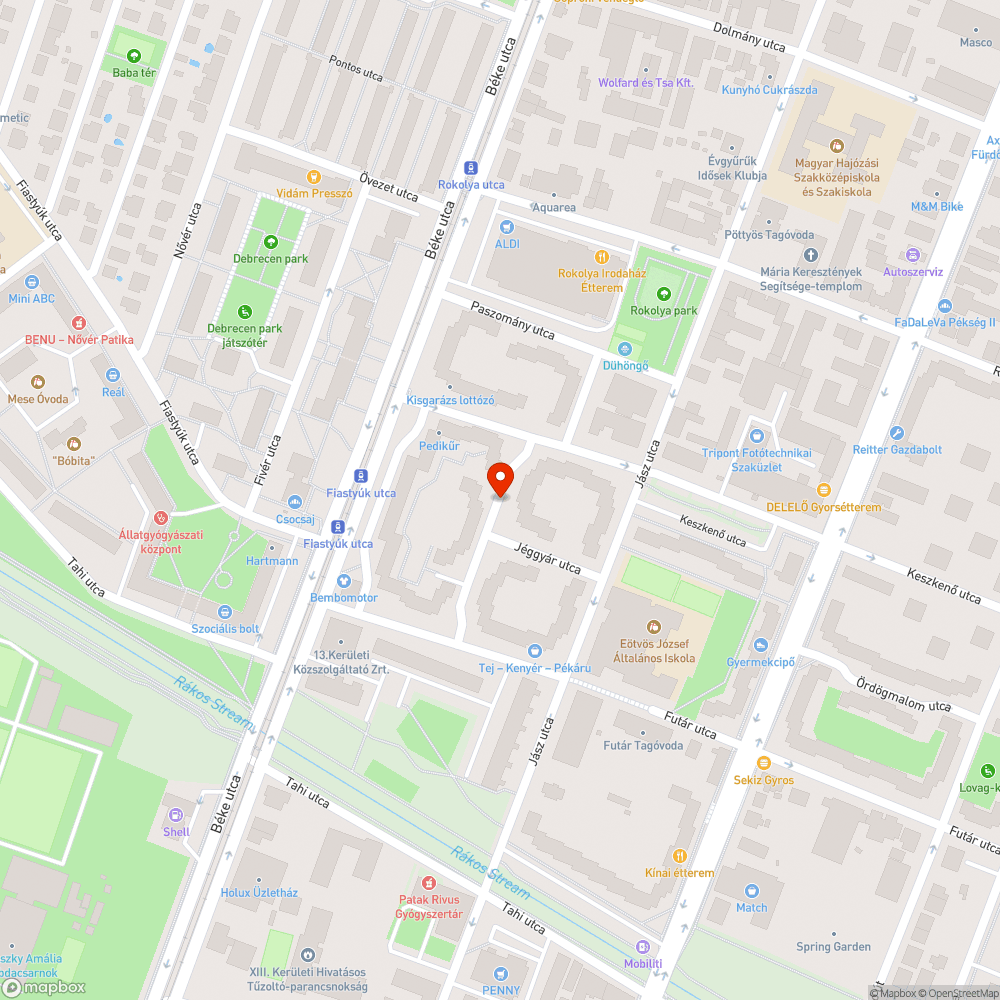 Kiszáradt facsemete bejelentés helye