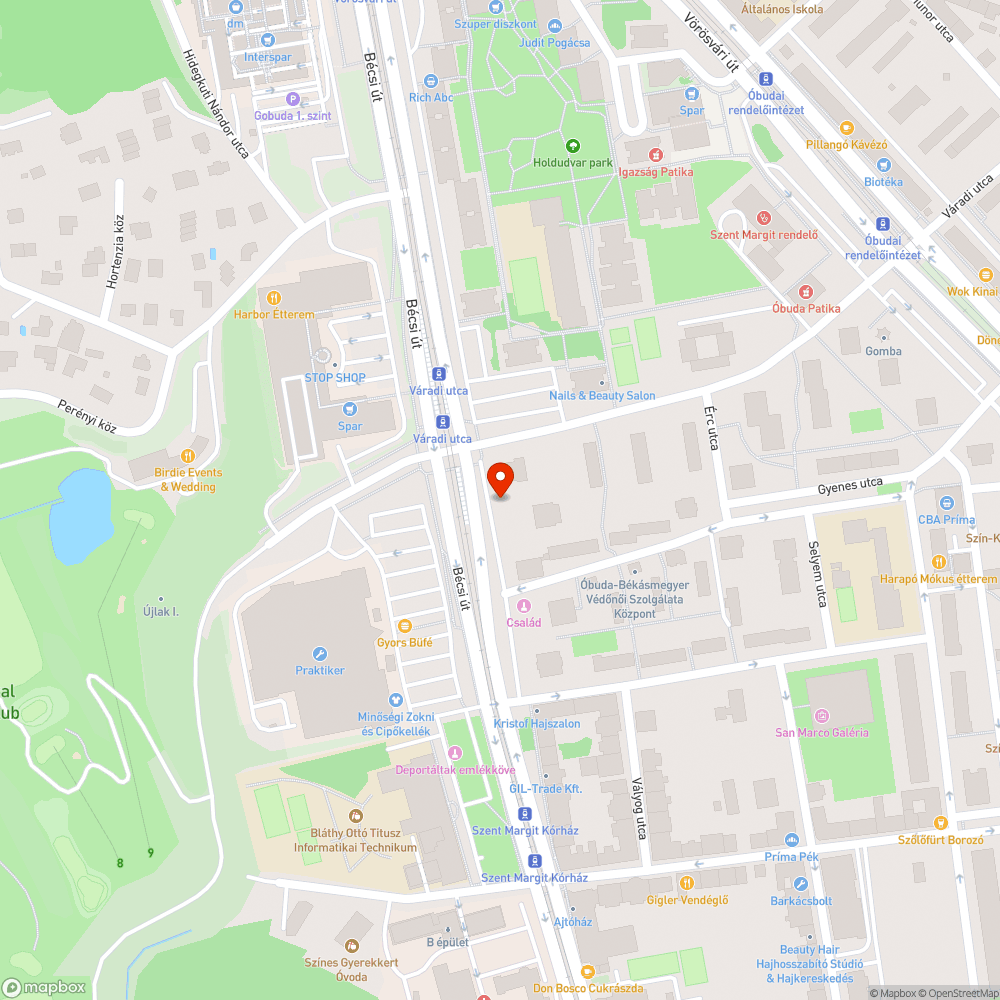 Kidőlt szemetes bejelentés helye