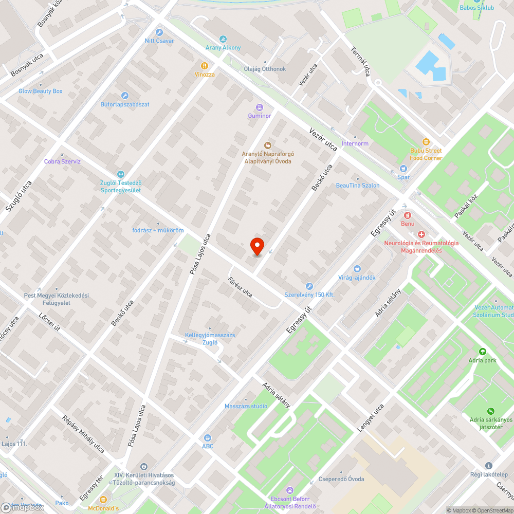 Közterületen hagyott rendszám nélküli autó bejelentés helye