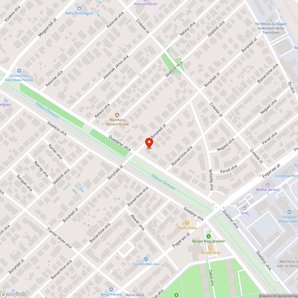 Kiszáradt facsemete bejelentés helye